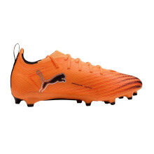 (4 UK Child, Orange/Black) Puma Childrens/Kids Ultra 5 Pro Firm Ground Football Boots