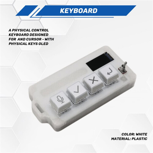For Vibe Coding Dedicated Keyboard for Claude Cursor External AI Programming Keyboard 1