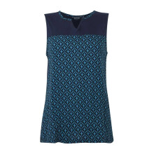 (14 UK, Navy) Regatta Womens/Ladies Janessa Patterned Sleeveless T-Shirt