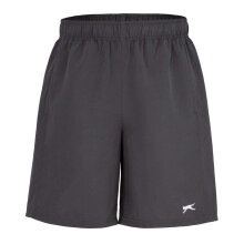 (L, Charcoal) Slazenger Mens Logo Shorts