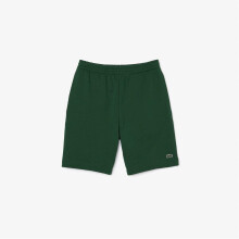 (M, Green) Lacoste Mens Fleece Shorts