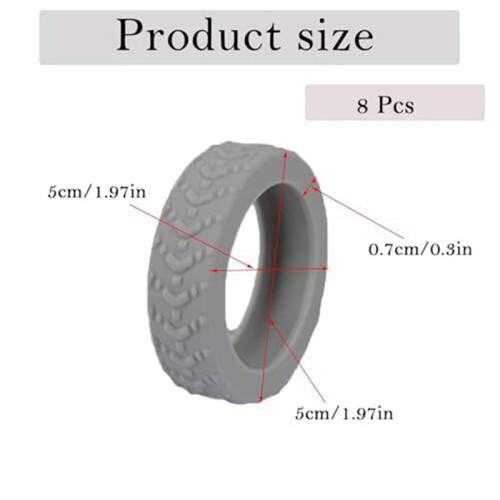16pcs Suitcase Wheel Protector, Silent Silicone Wheel Protector, Universal Wheel Replacement Accessory 2