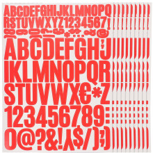 12St Duurzame Vinyl Letterstickers Voor Diverse Toepassingen