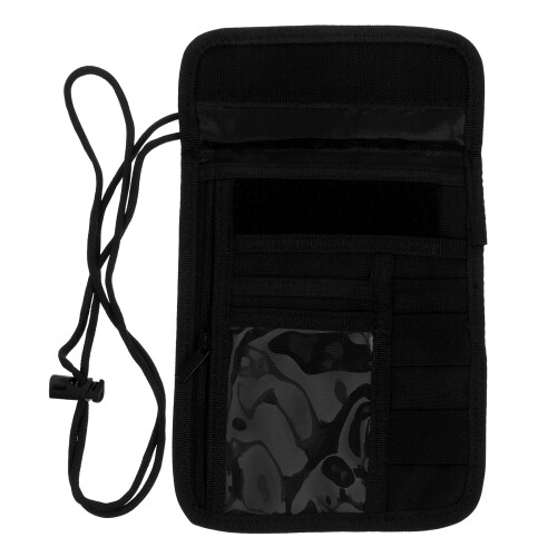 1 Compacte Zwarte Stof Met Verstelbare Halsband