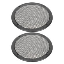 2St Zwarte Auto Speaker Grill Cover Met Sterk Plastic En Metaal