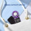 Wiederaufladbarer Handventilator mit-Graues Basismodell 7