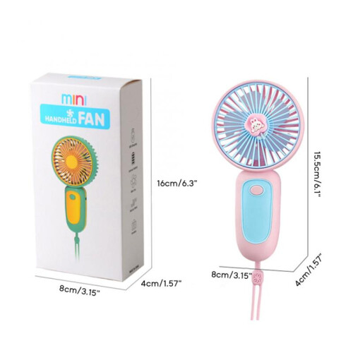 USB-wiederaufladbarer Handventilator – Tragbarer Stabventilator 2