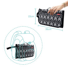 Lekebaby Portable Nappy Changing Mat Baby Travel Change Mat with WipeP