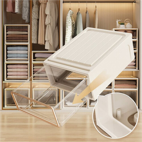 Multi-Functional Drawer Stackable Storage Box - Clothes Shoes Cosmetics Jewelry Underwear Home Organizer 2