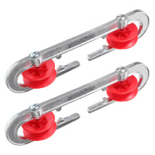 2St Duurzame Kledinglijn Spreader Rood Met Aluminium En Plastic