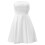 1Witte Comfortabele Strapless Mini Jurk Dames Party 1
