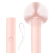 Handventilator, Mini-Ventilator, tragbar, wiederaufladbar, 3000 mAh, USB-Akku, 22+ Laufzeit, klein, Handventilator, weiß