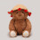 Teddybär-Plüschpuppe mit Blumen, 30 cm 6