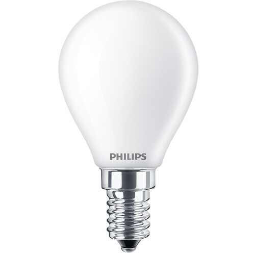 Pack de 2 Globe LED E14 4,3W (40W) Givre 470lm