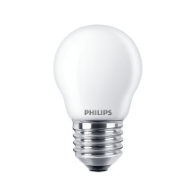 2-balenie LED E27 P45 Globe 40W Frost 470lm