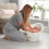 Shnuggle Shnuggle Baby Bath Tub Featuring Ergonomic Bum Bump Support, Soft Foam Backrest 8