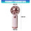 Outdoor-Handventilator, 3 Geschwindigkeiten,-Grün 4