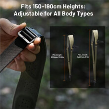 Camera Strap Pro Quick Release Heavy Duty Camera Shoulder Strap with Detachable Underarm Strap Green