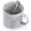 Colher de café em formato de folha, em aço inoxidável, 12 cm (4,7 polegadas), conjunto de 10 peças. 5