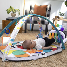 Baby Einstein 4in1 Kickin Tunes Play Gym Tummy Time Baby Play Mat with