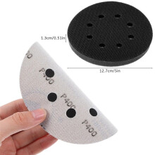 140Pcs 5 Inch Wet Dry Sanding Discs, Hook and Loop Sandpaper 8 Holes Orbital Sandpaper for Orbital Sander