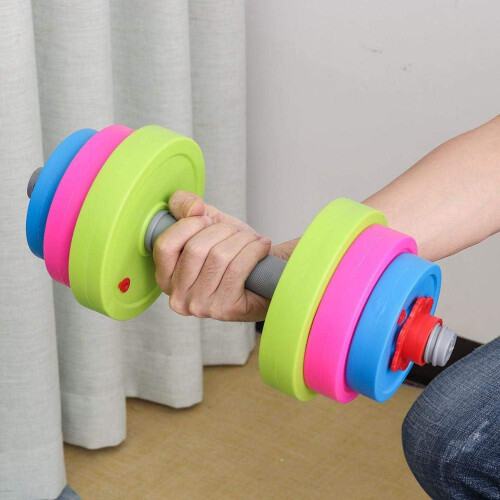 Kids 3-in-1 Adjustable Exercise Set Dumbbell Barbell 1