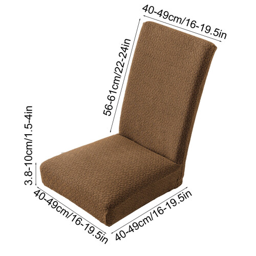 Elastische, wasbare stoelhoezen voor eetkamerstoelen 2