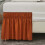 Rundum-Bettrock Karamell 35,5 cm Fallhöhe Queen King 3