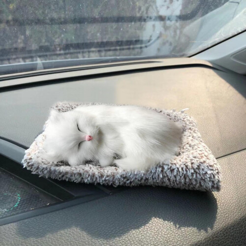 Mini slapende kat knuffel elektronisch speelgoed 1