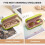 Eyeglasses Case PU Leather Hard Shell Protective Case 3