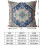 Μαξιλαροθήκες Boho από βαμβάκι 16x16 ιντσών, σετ 2 τεμαχίων, μπλε 2