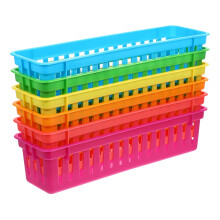 6St Praktische Plastic Schrijfwarenbakken Voor Kinderen En
