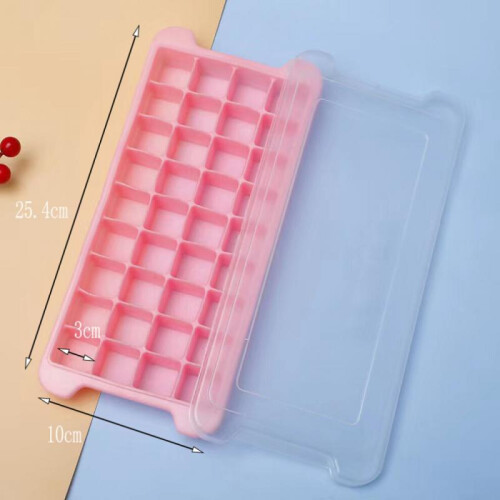 Ice cube tray with lid ice cube mold silicone ice cube maker 1