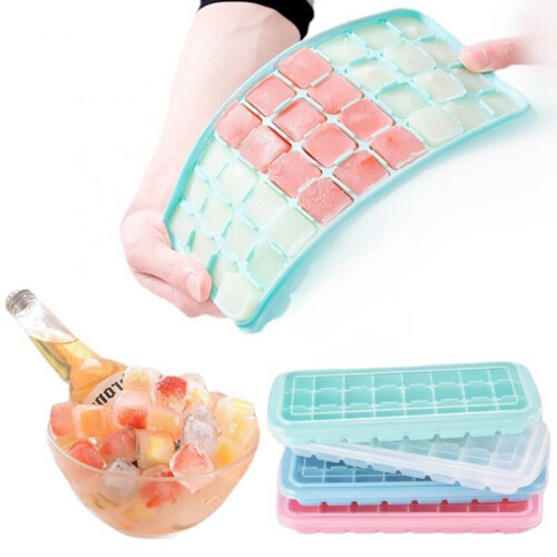 Ice cube tray with lid ice cube mold silicone ice cube maker 2
