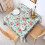 Toalha de mesa quadrada Pioneer Flower com estampa floral, 132 x 132 cm (52 x 52 polegadas) 2