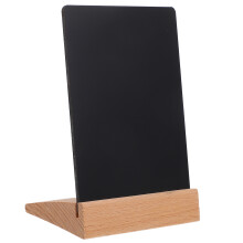 1Set Houdbaar Krijtbord Bord Staand Gebruiksvriendelijk Zwart