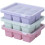 3-Piece Ice Cube Molds, Silicone Ice Cube Tray with Lid, Stackable and Dishwasher Safe Ice Cube Molds 5