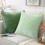 Capas de Almofada de Natal 66x66cm (Conjunto de 2) Verde Sálvia 4