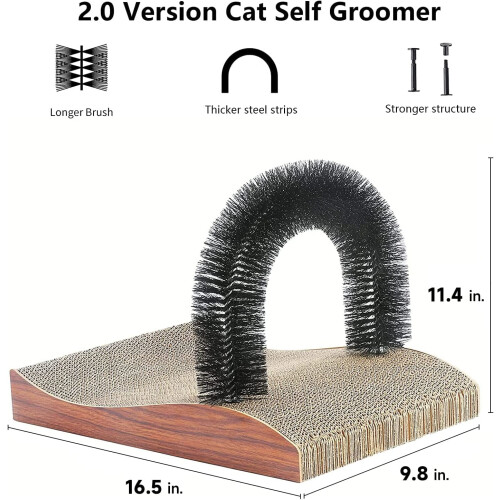 FUKUMARU 猫用自助梳毛器2.0 1