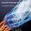 Tysrjsv 5-Speed Portable Rechargeable Handheld Fan 2