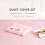 Gingham Duvet Cover Set Light Pink White Full 3-Piece 2