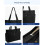 Bolsa de lona com zíper e vários bolsos. 4