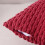 Μαξιλαροθήκες σε χρώμα Μπορντό, Κοτλέ, συσκευασία των 2, 40x40 εκ. 3