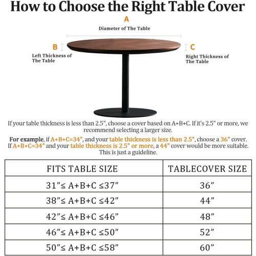 Toalha de mesa redonda de 152 cm (60 polegadas) com colagem de mármore elástica. 1