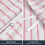 Σετ παπλωματοθήκης βαμβακερή ροζ λευκή ριγέ 3 τεμ. Queen 7