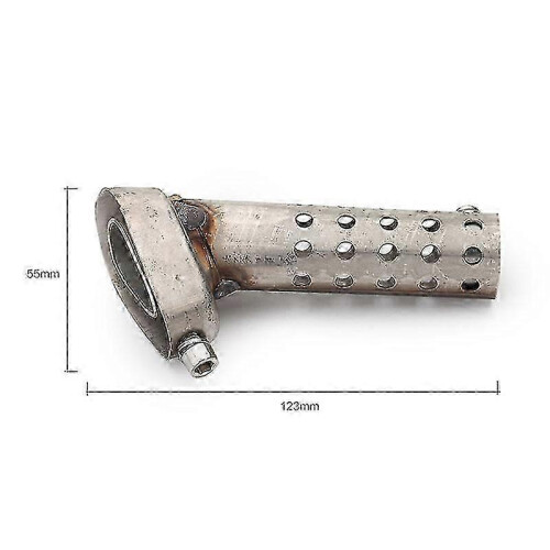 Motorcycle Hexagonal Exhaust Muffler Adjustable Pipe DB Baffle Adjustable Muffler Tail Pipe 1