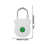 Smart Fingerprint Padlock Stainless Steel 0.09 lbs 4