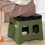 Portable Folding Toilet for Camping and Emergencies Green 6