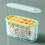 Silicone Ice Cube Mold with Airtight Lid 12-Grid Yellow 5