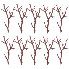 10St Plastic Dried Tree Twigs Herten Gewei Voor Creatieve DIY